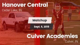 Matchup: Hanover Central vs. Culver Academies 2019