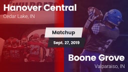 Matchup: Hanover Central vs. Boone Grove  2019