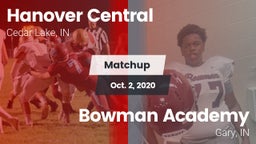 Matchup: Hanover Central vs. Bowman Academy  2020