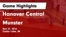Hanover Central  vs Munster  Game Highlights - Dec 27, 2016