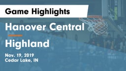 Hanover Central  vs Highland  Game Highlights - Nov. 19, 2019