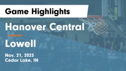 Hanover Central  vs Lowell  Game Highlights - Nov. 21, 2023