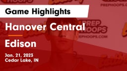 Hanover Central  vs Edison  Game Highlights - Jan. 21, 2023