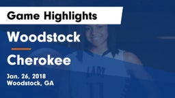 Woodstock  vs Cherokee  Game Highlights - Jan. 26, 2018