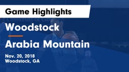 Woodstock  vs Arabia Mountain  Game Highlights - Nov. 20, 2018