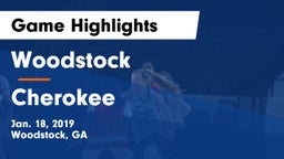 Woodstock  vs Cherokee  Game Highlights - Jan. 18, 2019