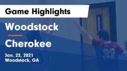 Woodstock  vs Cherokee  Game Highlights - Jan. 22, 2021
