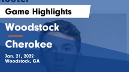 Woodstock  vs Cherokee  Game Highlights - Jan. 21, 2022