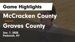 McCracken County  vs Graves County  Game Highlights - Jan. 7, 2020