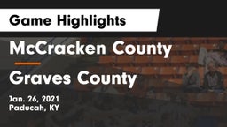 McCracken County  vs Graves County  Game Highlights - Jan. 26, 2021
