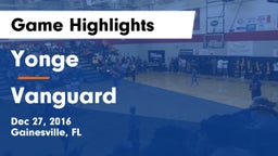 Yonge  vs Vanguard Game Highlights - Dec 27, 2016