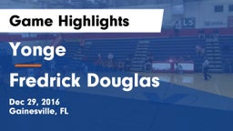 Yonge  vs Fredrick Douglas Game Highlights - Dec 29, 2016