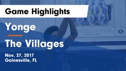 Yonge  vs The Villages  Game Highlights - Nov. 27, 2017