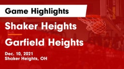 Shaker Heights  vs Garfield Heights  Game Highlights - Dec. 10, 2021