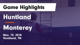 Huntland  vs Monterey  Game Highlights - Nov. 19, 2018