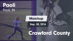 Matchup: Paoli  vs. Crawford County 2016