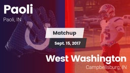 Matchup: Paoli  vs. West Washington  2017