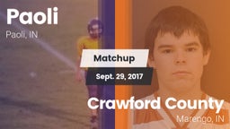 Matchup: Paoli  vs. Crawford County  2017