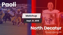 Matchup: Paoli  vs. North Decatur  2018