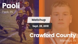 Matchup: Paoli  vs. Crawford County  2018