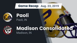 Recap: Paoli  vs. Madison Consolidated  2019