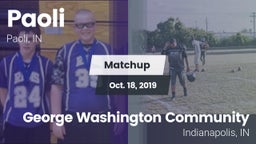 Matchup: Paoli  vs. George Washington Community  2019