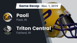 Recap: Paoli  vs. Triton Central  2019