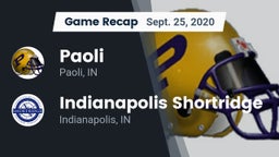 Recap: Paoli  vs. Indianapolis Shortridge  2020