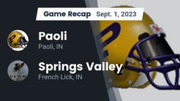 Recap: Paoli  vs. Springs Valley  2023