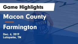 Macon County  vs Farmington  Game Highlights - Dec. 6, 2019
