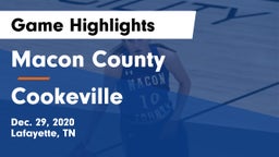 Macon County  vs Cookeville  Game Highlights - Dec. 29, 2020