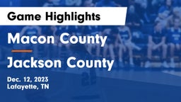 Macon County  vs Jackson County Game Highlights - Dec. 12, 2023