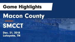 Macon County  vs SMCCT Game Highlights - Dec. 21, 2018