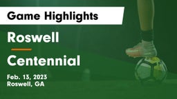 Roswell  vs Centennial  Game Highlights - Feb. 13, 2023