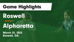Roswell  vs Alpharetta  Game Highlights - March 23, 2023