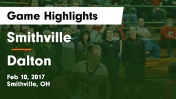 Smithville  vs Dalton  Game Highlights - Feb 10, 2017