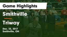 Smithville  vs Triway  Game Highlights - Dec. 23, 2017