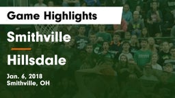 Smithville  vs Hillsdale  Game Highlights - Jan. 6, 2018