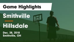 Smithville  vs Hillsdale  Game Highlights - Dec. 28, 2018