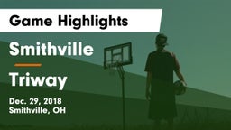 Smithville  vs Triway  Game Highlights - Dec. 29, 2018
