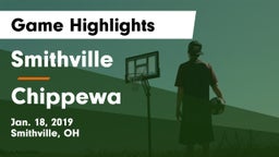 Smithville  vs Chippewa Game Highlights - Jan. 18, 2019