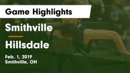 Smithville  vs Hillsdale  Game Highlights - Feb. 1, 2019