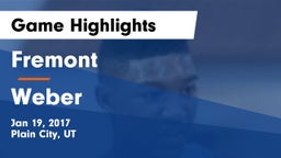 Fremont  vs Weber  Game Highlights - Jan 19, 2017