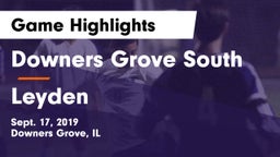 Downers Grove South  vs Leyden  Game Highlights - Sept. 17, 2019