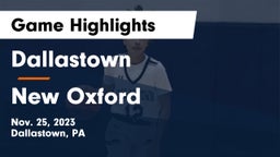 Dallastown  vs New Oxford  Game Highlights - Nov. 25, 2023