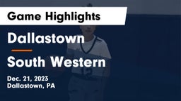 Dallastown  vs South Western  Game Highlights - Dec. 21, 2023