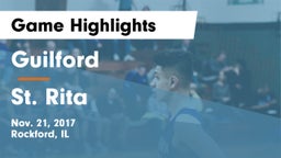 Guilford  vs St. Rita  Game Highlights - Nov. 21, 2017