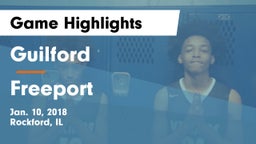 Guilford  vs Freeport  Game Highlights - Jan. 10, 2018