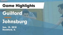 Guilford  vs Johnsburg  Game Highlights - Jan. 15, 2018