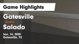 Gatesville  vs Salado   Game Highlights - Jan. 14, 2020